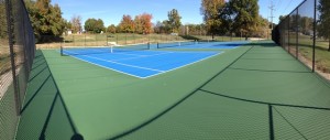 Glidden Park tennis court / Photo by Collinsville Area Recreation District