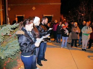 Carolers at the 2011 Christmas Tree Lighting Ceremondy