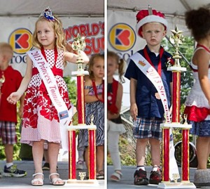 2013 Princess Tomato Kassidy Gray (6) of Collinsville and 2013 Sir Catsup Freddie Dean Garris III (3) of Jerseyville, Ill. / Submitted photo
