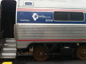 An Illinois High-speed rail car / Photo courtesy of the Illinois Department of Transportation