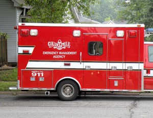 Collinsville Emergency Management Agency vehicle / Photo by Roger Starkey